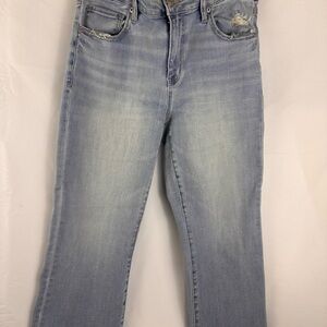American Eagle Outfitters Light Blue Straight Leg Jeans